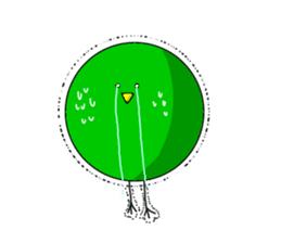 kiwi bird sticker #6851152