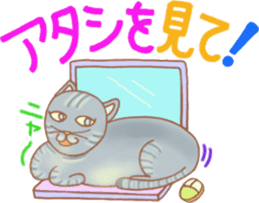 Cat true story 1 (Japanese) sticker #6851245