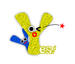 Talkative the alphabet sticker #6851701