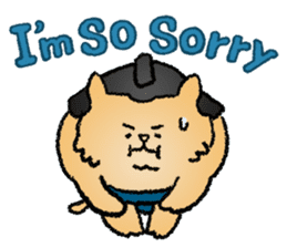 Sumo Cat - thank you sticker #6851724