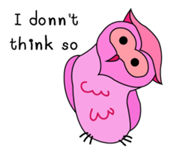 owl always love you sticker #6852011