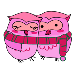 owl always love you sticker #6852021