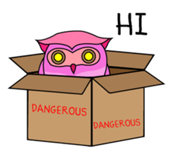 owl always love you sticker #6852023