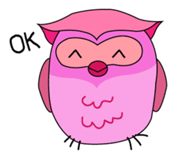 owl always love you sticker #6852032