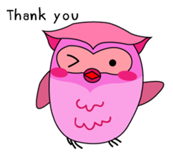 owl always love you sticker #6852034