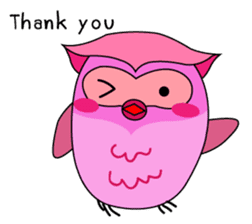 owl always love you sticker #6852034