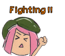 Little Girl in the world : She is naive sticker #6852786