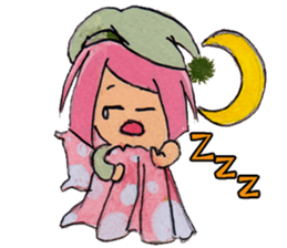 Little Girl in the world : She is naive sticker #6852787