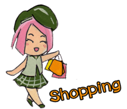 Little Girl in the world : She is naive sticker #6852789