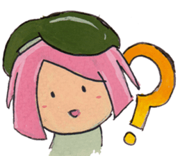 Little Girl in the world : She is naive sticker #6852790