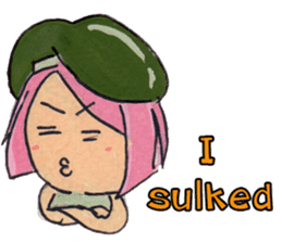 Little Girl in the world : She is naive sticker #6852792