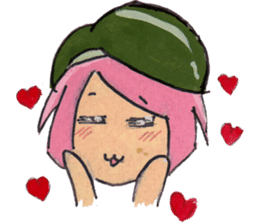 Little Girl in the world : She is naive sticker #6852793