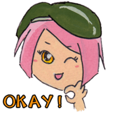 Little Girl in the world : She is naive sticker #6852794