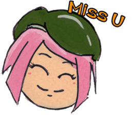 Little Girl in the world : She is naive sticker #6852799