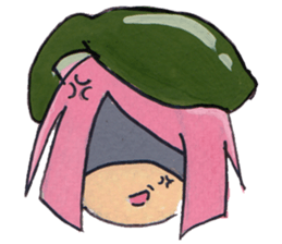 Little Girl in the world : She is naive sticker #6852802