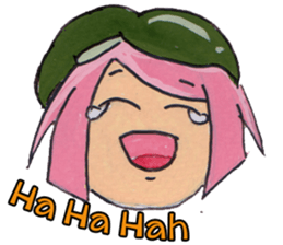 Little Girl in the world : She is naive sticker #6852803