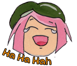 Little Girl in the world : She is naive sticker #6852803