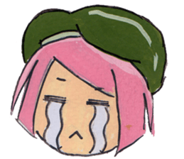 Little Girl in the world : She is naive sticker #6852804