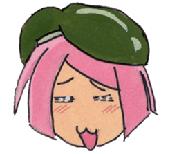 Little Girl in the world : She is naive sticker #6852805