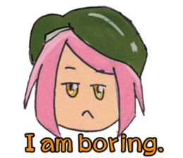 Little Girl in the world : She is naive sticker #6852806