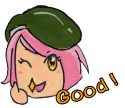 Little Girl in the world : She is naive sticker #6852807