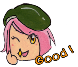 Little Girl in the world : She is naive sticker #6852807