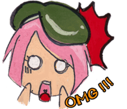 Little Girl in the world : She is naive sticker #6852810