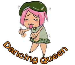 Little Girl in the world : She is naive sticker #6852811