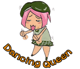 Little Girl in the world : She is naive sticker #6852811