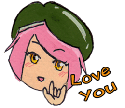 Little Girl in the world : She is naive sticker #6852813