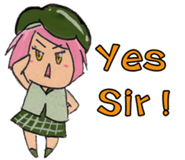 Little Girl in the world : She is naive sticker #6852815