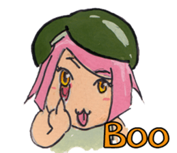 Little Girl in the world : She is naive sticker #6852819