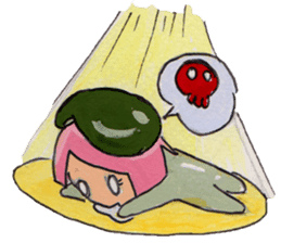 Little Girl in the world : She is naive sticker #6852821