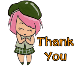 Little Girl in the world : She is naive sticker #6852822