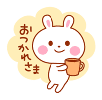 Rabbit and cat lover sticker #6852924