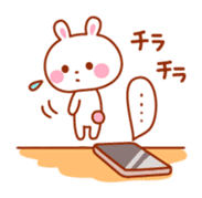 Rabbit and cat lover sticker #6852930