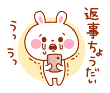 Rabbit and cat lover sticker #6852931