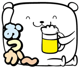 Crammed bear sticker #6852947