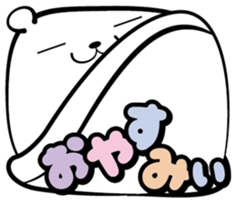 Crammed bear sticker #6852950