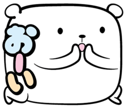 Crammed bear sticker #6852976