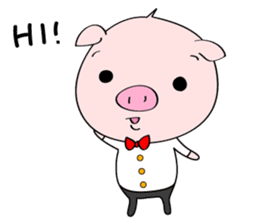 Mr. and Ms. Piggy - English ver. sticker #6853064