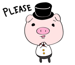 Mr. and Ms. Piggy - English ver. sticker #6853066
