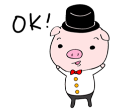 Mr. and Ms. Piggy - English ver. sticker #6853070