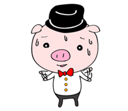 Mr. and Ms. Piggy - English ver. sticker #6853074
