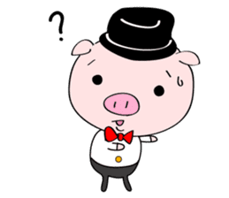Mr. and Ms. Piggy - English ver. sticker #6853075