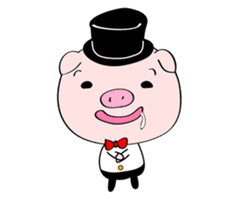 Mr. and Ms. Piggy - English ver. sticker #6853077
