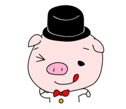 Mr. and Ms. Piggy - English ver. sticker #6853078