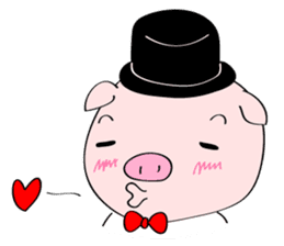 Mr. and Ms. Piggy - English ver. sticker #6853079