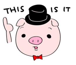 Mr. and Ms. Piggy - English ver. sticker #6853082