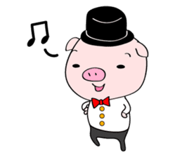 Mr. and Ms. Piggy - English ver. sticker #6853085